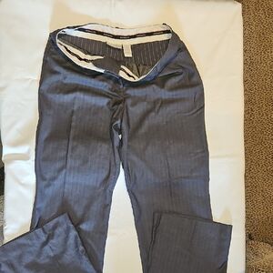 Gray Pinstripe Pants